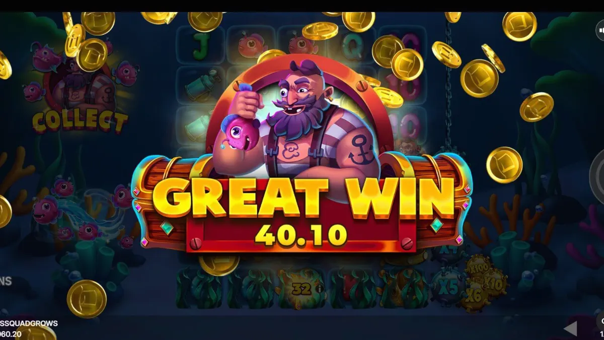 Fishin’ Madness Quadgrows slot underwater theme